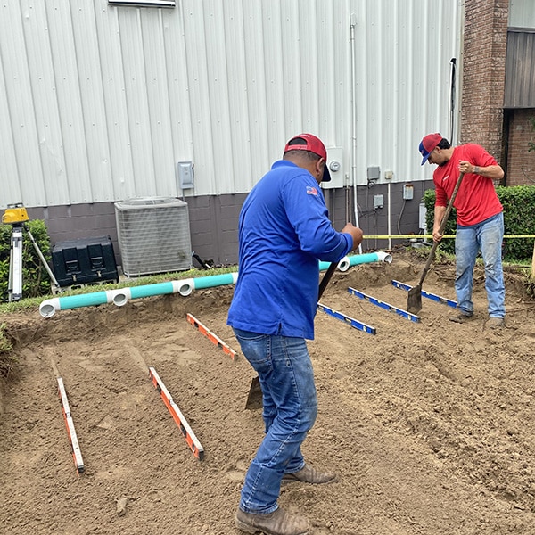 commercial drain field installation in Polk City FL