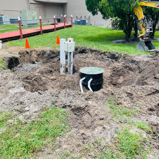 commercial septic tank install in Lutz FL